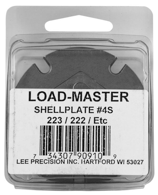 Lee 90910 Load Master Shell Plate 1 223/222 #4 S