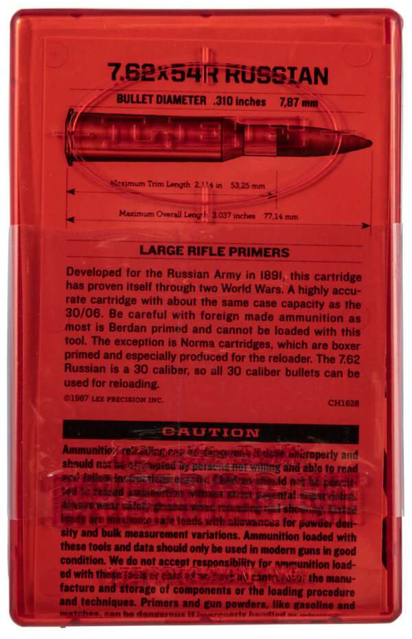 Lee 90243 Lee Loader Rifle Kit 7.62x54mm Russian