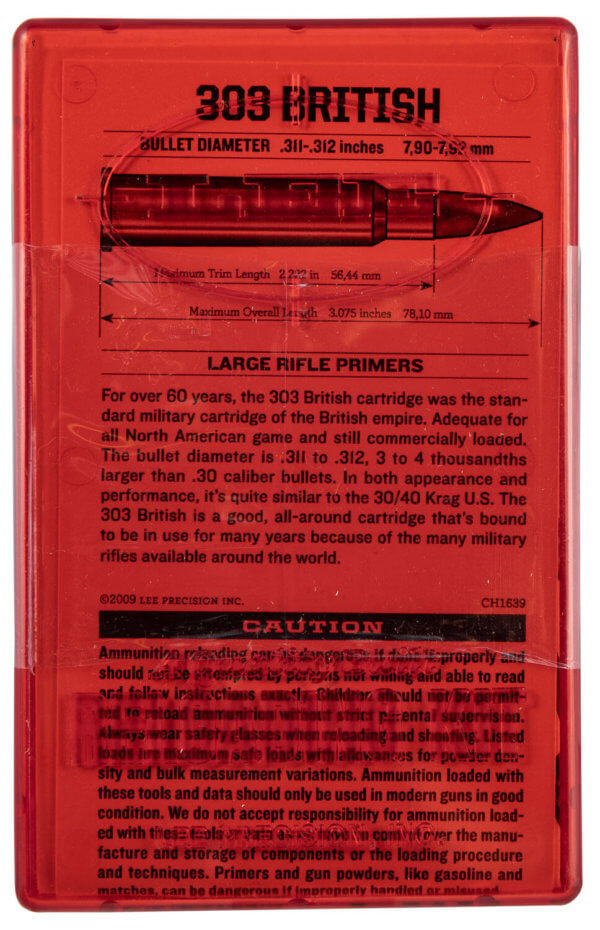 Lee 90247 Lee Loader Rifle Kit 303 British