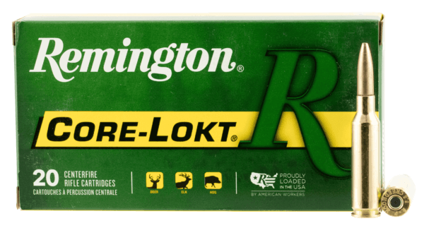 Remington Ammunition 27657 Core-Lokt Hunting 6.5 Creedmoor 140 gr Pointed Soft Point Core-Lokt (PSPCL) 20rd Box
