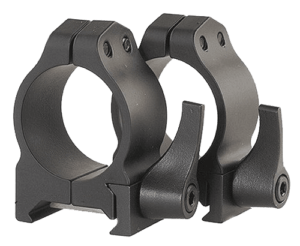 Warne 200M Maxima Vertical Ring Set Fixed For Rifle Maxima/Weaver/Picatinny Low 1″ Tube Matte Black Steel