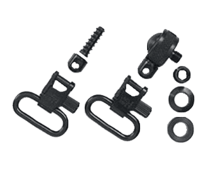 Uncle Mike’s 15932 Magnum Band Swivel Set made of Steel with Blued Finish 1″ Loop Size Quick Detach 115 SG-2 Style for Most 12 Gauge Shotguns