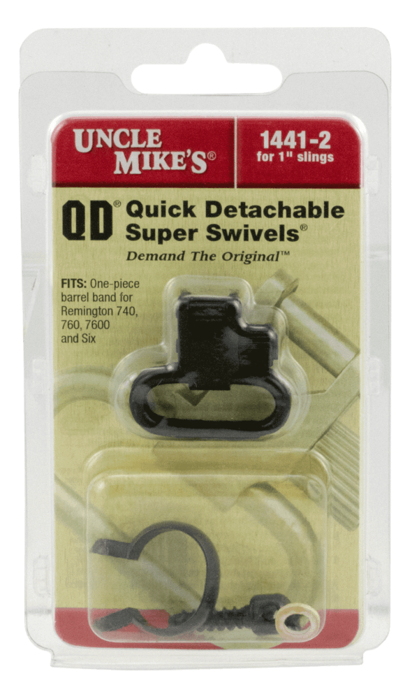 Uncle Mike’s 14612 Super Swivel made of Steel with Blued Finish 1″ Loop Size & Quick Detach 115 RUG Style for Ruger 10/22