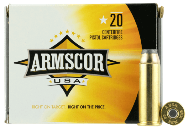 Armscor FAC44M2N Pistol 44 Rem Mag 240 gr Jacketed Hollow Point (JHP) 20rd Box