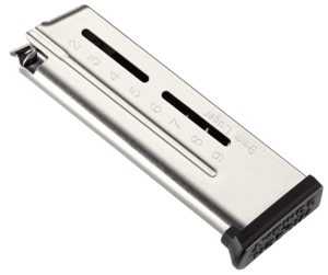 Wilson Combat 5009C9 1911 Compact Elite Tactical Magazine 9mm Luger 9 rd Stainless Steel Finish ETM Base Pad