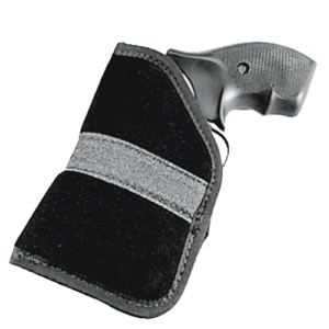 Uncle Mike’s 87443 Inside The Pocket Holster IWB Size 03 Black Suede Like Pocket Fits Springfield XD Fits Sm Frame 5rd Revolver Fits 2″ Barrel Right Hand