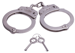 Uzi Accessories UZIHCCS Handcuffs Chain Silver Stainless Steel Includes 2 Keys