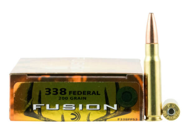 Federal F338FFS2 Fusion 338 Federal 200 gr Fusion Soft Point 20rd Box
