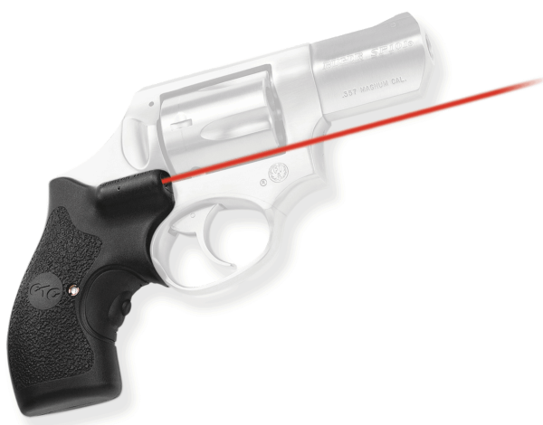 Crimson Trace LG111 Lasergrips 5mW Red Laser with 633nM Wavelength & Black Finish for Ruger SP101