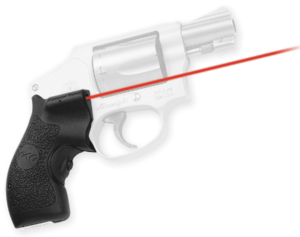 Crimson Trace LG105 Lasergrips 5mW Red Laser with 633nM Wavelength & Black Finish for Round Butt S&W J Frame