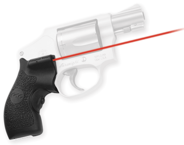 Crimson Trace 011870 LG-105 Lasergrips  Red Laser Smith & Wesson J-Frame Round Butt
