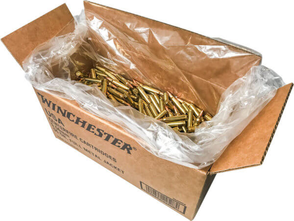 Winchester Ammo WM1931000 USA 5.56x45mm NATO 55 gr 3270 fps Full Metal Jacket (FMJ) 1000rds (Sold by Case)