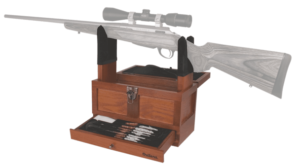 Outers 70084 Universal Wooden Chest Multi-Caliber Rifle/Shotgun/Pistol 25 Pieces