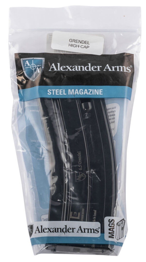 Alexander Arms MEG6524 AR-15 24rd 6.5 Grendel For Alexander Arms AR-15 Black Steel