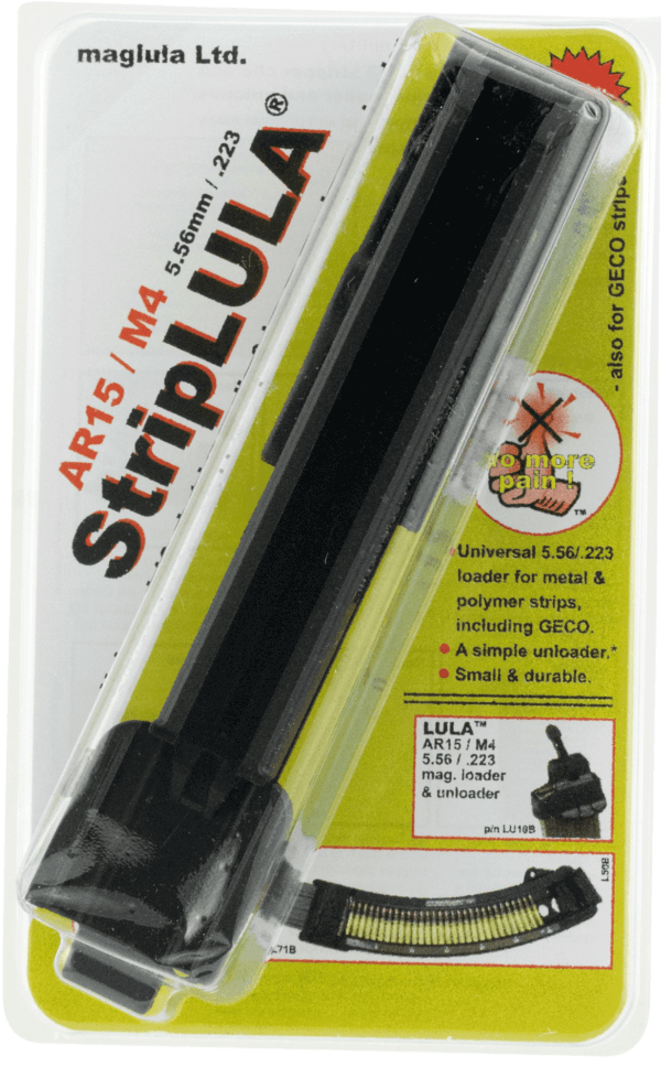 Maglula SL50B StripLULA made of Black Polymer for 5.56x45mm NATO AR-15 & Holds up to 10rds