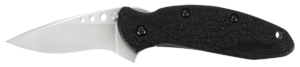 Kershaw 1605CKTST Clash 3.10″ Folding Drop Point Part Serrated Black Oxide 8Cr13MoV SS Blade Black Glass-Filled Nylon Handle Includes Pocket Clip