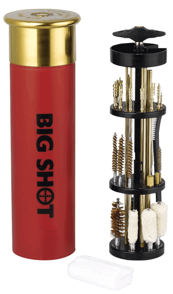 PSP BSGCK89 Big Shot Cleaning Kit Multi-Caliber Multi-Gauge/89 Pieces/Red Polypropylene Case