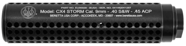 Beretta USA EU00029 Cx4 Storm Barrel Shroud CX4 9mm/40S&W/45ACP Alum Blk