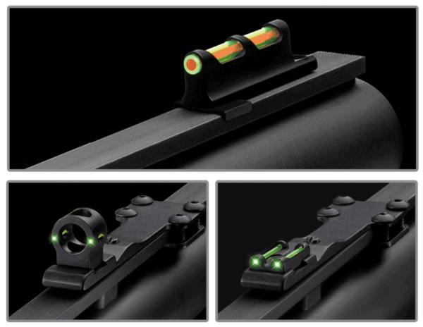 Truglo TG950XD Tru-Bead Turkey Sight Set Shotgun w/Vent Rib Green/Red Fiber Optic Green Fiber Optic Black w/Ghost Ring
