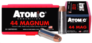 Atomic Ammunition 00440 Pistol Precision Craft 44 Rem Mag 240 gr Bonded Match Hollow Point 50rd Box