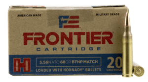 Frontier Cartridge FR310 Rifle 5.56 NATO 68 gr Boat Tail Hollow Point Match 20rd Box