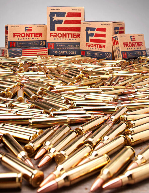 Frontier Cartridge FR310 Military Grade Centerfire Rifle 5.56x45mm NATO 68 gr Hollow Point Boat-Tail Match (HPBTM) 20rd Box