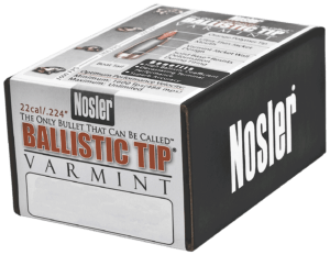 Nosler 39522 Ballistic Tip  .22 Cal .224 50 gr Spitzer Point/ 100 Per Box