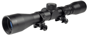 Truglo TG8504BT Tru-Brite Xtreme Compact Tactical 4x 32mm Obj 20.79 ft @ 100yds FOV 1″ Tube Black Finish Mil-Dot