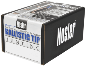 Nosler 25100 Ballistic Tip Hunting 25 Caliber .257 100 GR Spitzer 50 Box