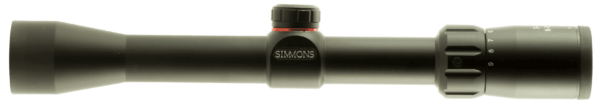 Simmons 510524 8 Point 3-9x 32mm Obj 31.40-10.50 ft @ 100 yds FOV 1″ Tube Black Matte Finish Truplex