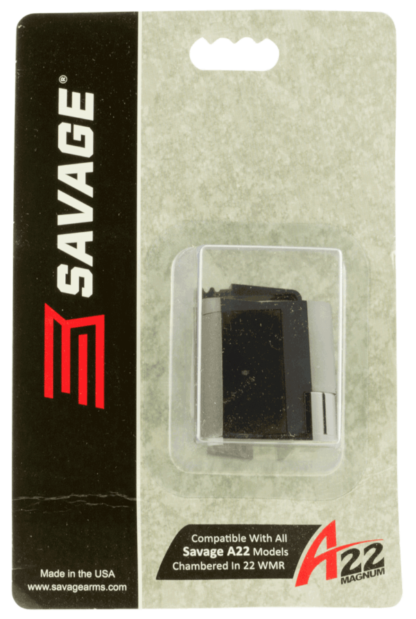 Savage Arms 47205 A22/B22 Black Rotary 10rd for 22 WMR Savage A22/B22