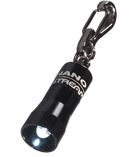 Streamlight 73001 Nano Light LED 10 Lumens LR41 (4) Aluminum Black