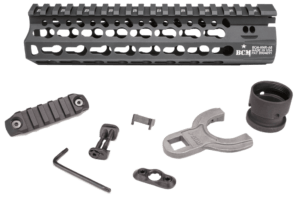 BCM KMRA8556BK KMR Alpha Handguard 8″ Keymod Style Made of Aluminum with Black Anodized Finish for AR-15