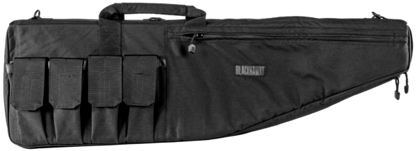 Blackhawk 64RC37BK Rifle Case Black 1000D Nylon with YKK Zippers & Mag Pockets 36.50″ x 11″ W x 2.50″ D Interior Dimensions