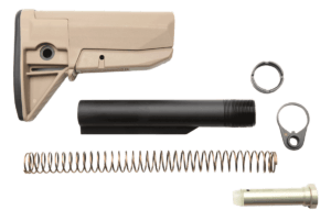 BCM GFSKMOD0FDE BCMGunfighter Mod 0 Kit Flat Dark Earth Synthetic for AR-Platform Includes Stock Tube