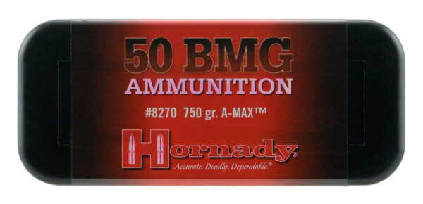 Hornady 8270 Match Target 50 BMG 750 gr Hornady A-Max (AMX) 10rd Box