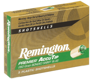 Remington Ammunition 20731 Premier AccuTip Hunting 12 Gauge 3″ Sabot Slug Shot 5rd Box