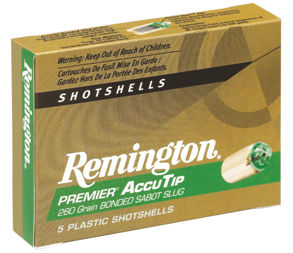 Remington Ammunition 20498 Premier AccuTip Hunting 20 Gauge 3″ Sabot Slug Shot 5rd Box