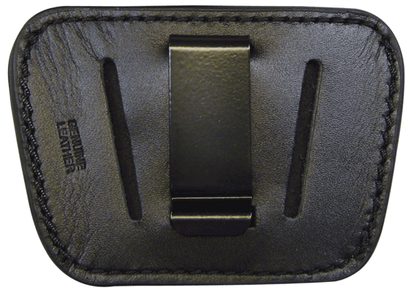 PSP 035BLK Belt Slide IWB/OWB Leather Belt Clip/Slide Fits Med/Lg Semi-Auto Ambidextrous