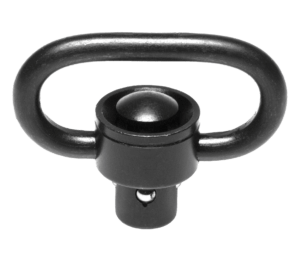 Troy Ind SMOUSSQ00BT00 SSQD Swivel 1″ Push Button Black Stainless Steel