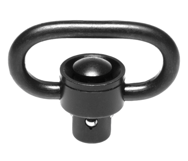 Troy Ind SMOUSSQ00BT00 SSQD Swivel 1″ Push Button Black Stainless Steel