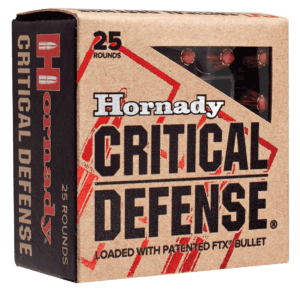 Hornady 90500 Critical Defense Personal Defense 357 Mag 125 gr Hornady Flex Tip eXpanding (FTX) 25rd Box