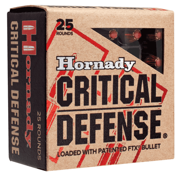 Hornady 91340 Critical Defense 40 S&W 165 gr Flex Tip eXpanding 20rd Box