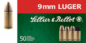 Sellier & Bellot SB9B Handgun  9mm Luger 124 gr Full Metal Jacket 50rd Box