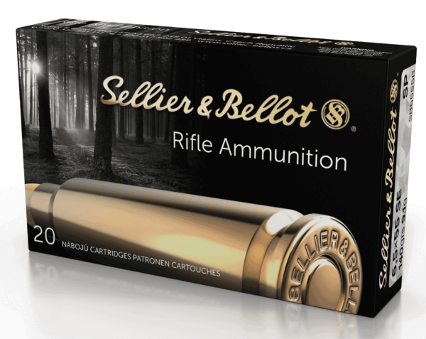 Sellier & Bellot SB6555B Rifle  6.5×55 Swedish 140 gr Soft Point 20rd Box