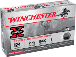 Winchester Ammo X12RS15 Super-X Rifled Slug Hollow Point 12 Gauge 2.75″ 1 oz 5rd Box