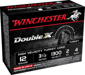 Winchester Ammo STH1235 Double X High Velocity Turkey 12 Gauge 3″ 1 3/4 oz 1300 fps 5 Shot 10rd Box