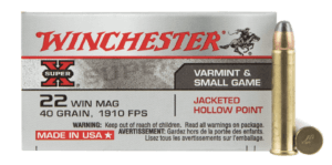 Winchester Ammo X22MH Super-X 22 Mag 40 gr Jacketed Hollow Point (JHP) 50rd Box