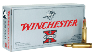 Winchester Ammo X222R Super X 222 Rem 55 gr 3240 fps Jacketed Soft Point (JSP) 20rd Box