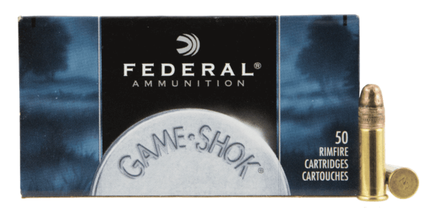 Federal 710 Game-Shok 22 LR 40 gr Copper-Plated Solid Point 50rd Box